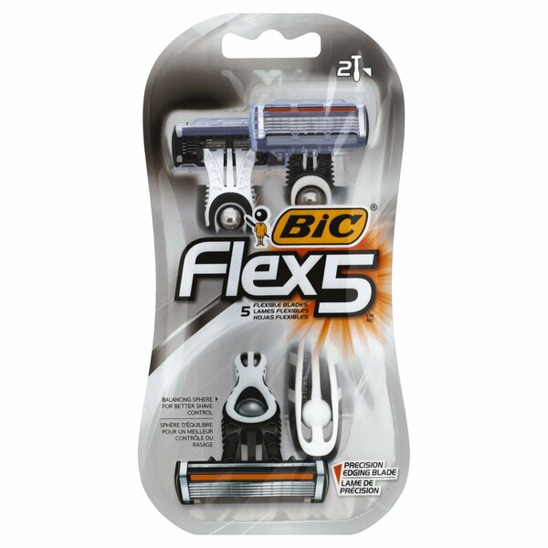 Bic Flex 5 Men's Shaver, 2PK 175242